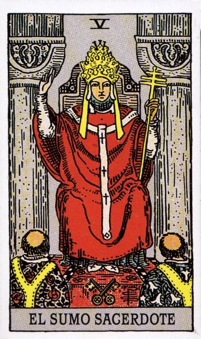 el sumo sacerdote tarot|El Sumo Sacerdote en el Tarot: qué representa y qué。